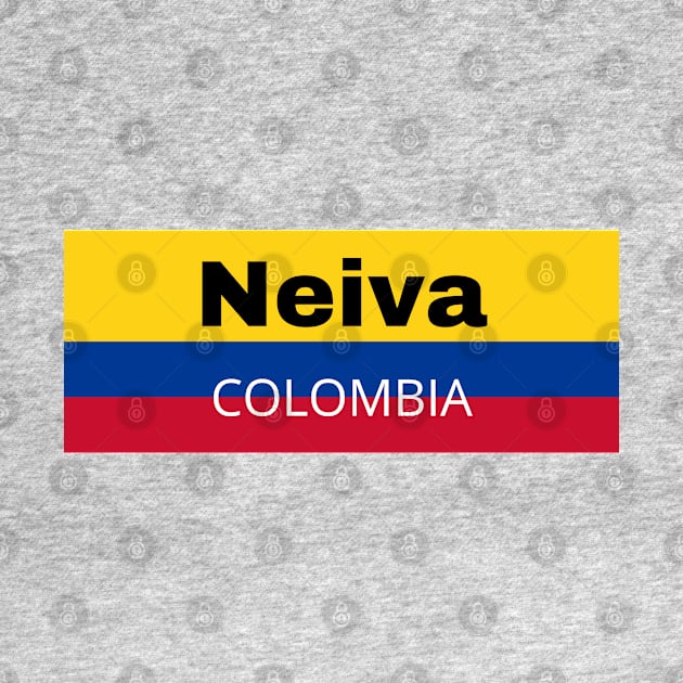 Neiva City in Colombia Flag by aybe7elf